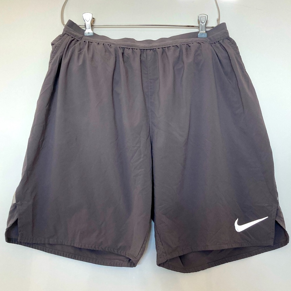 Nike Drift-Fit Running Shorts (Gray, Large)